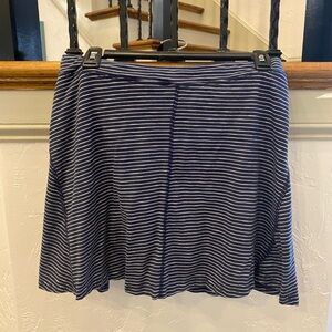 Toad and Company Striped Navy Blue Skort